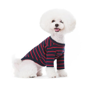 pet cloth with overall jeans and shirt